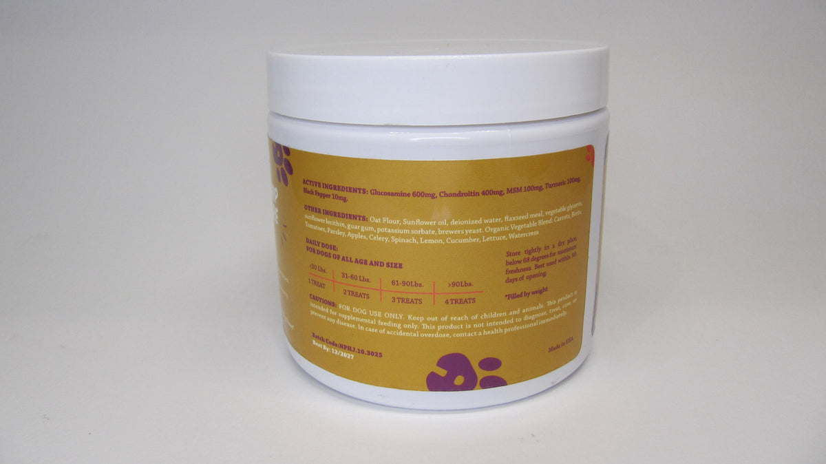 Organic Advanced Hip and Joint Care 120 chews Jar