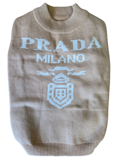 Designer Inspired P Sweater for Small Dogs