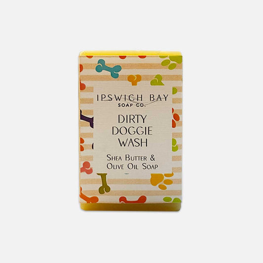 Shea Butter & Olive Oil Dog Bar Soap - Dirty Doggie Wash - Natural Care for Your Pet