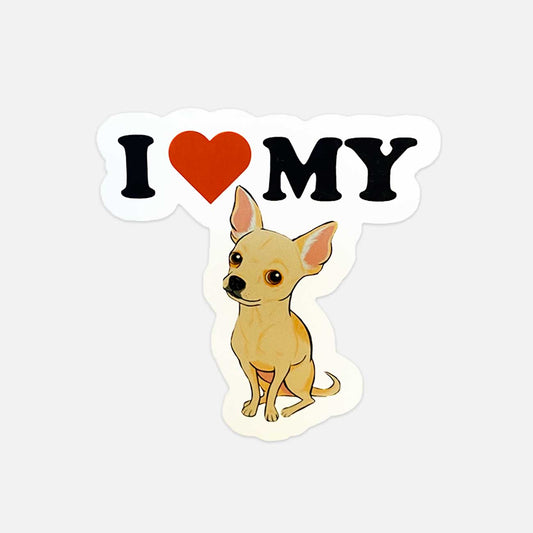 "I Love My Dog" Stickers Collection