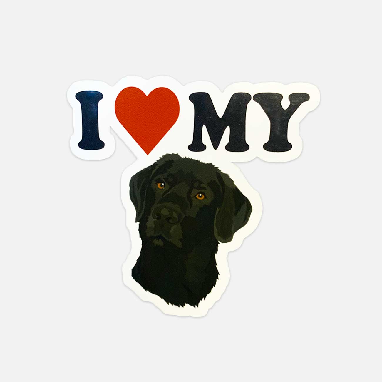 "I Love My Dog" Stickers Collection