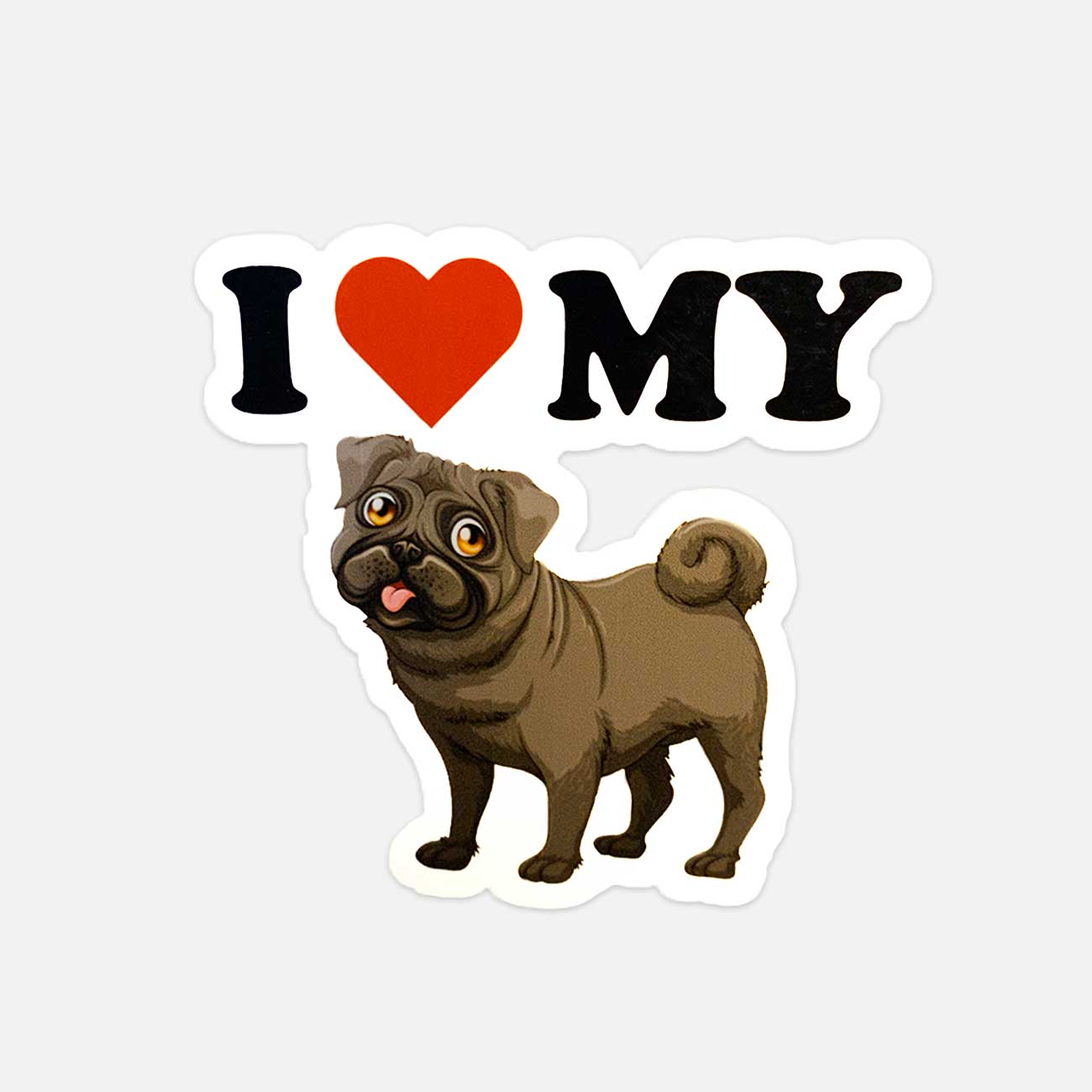 "I Love My Dog" Stickers Collection