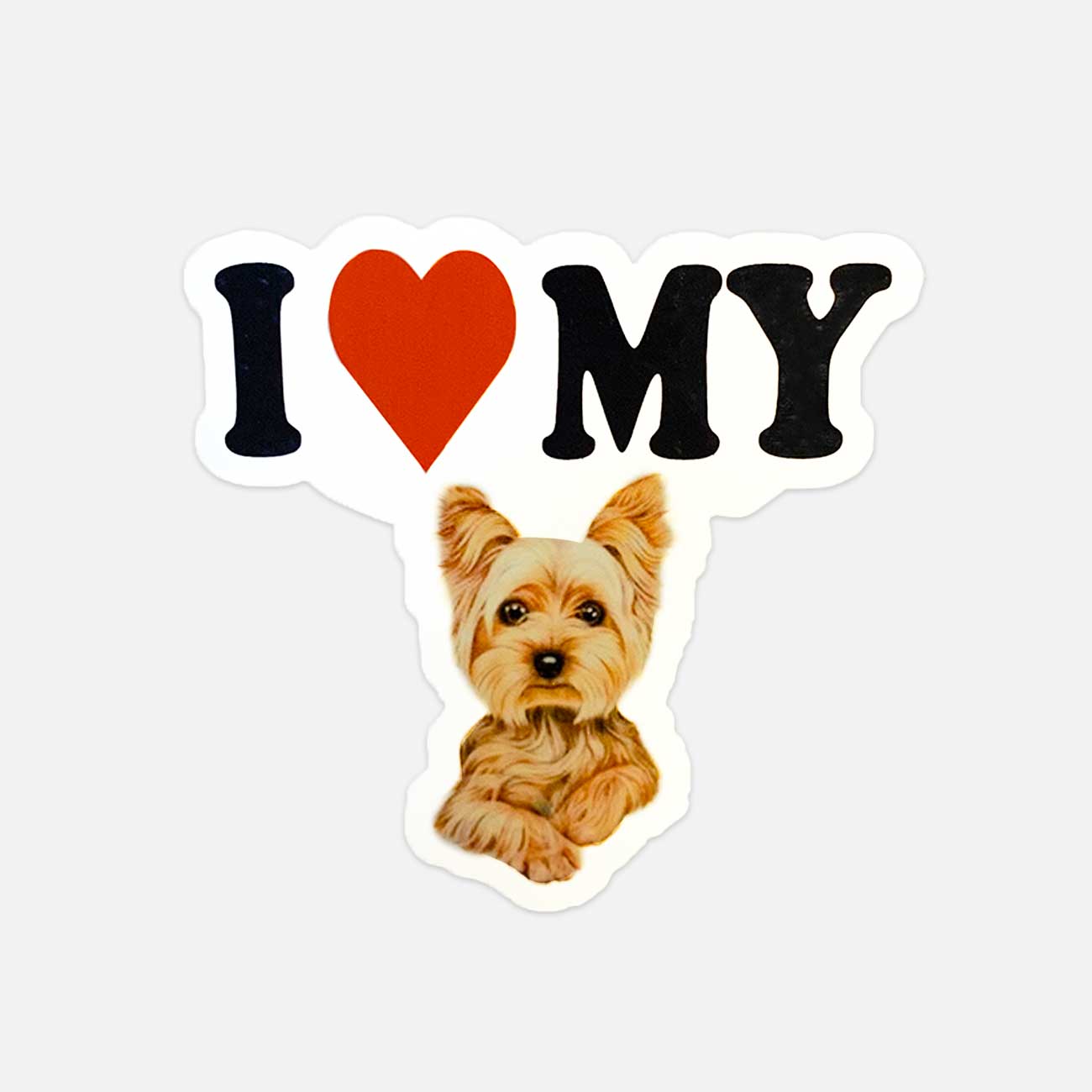 "I Love My Dog" Stickers Collection