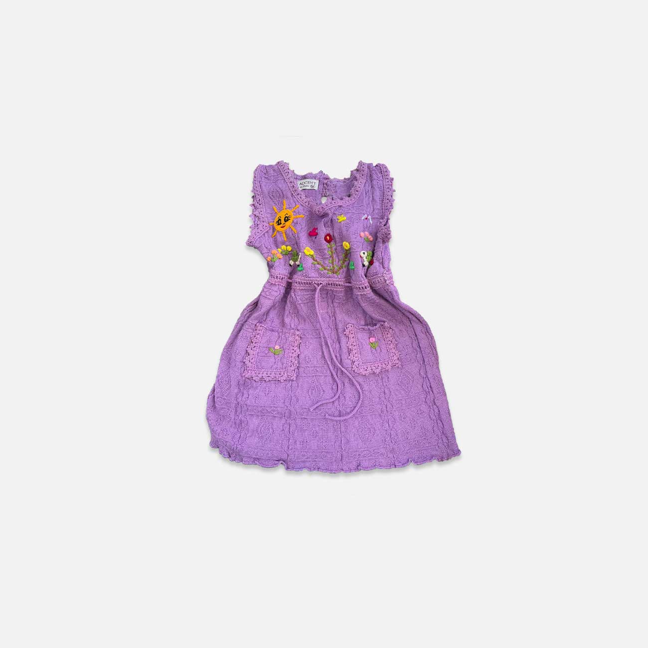 Handcrafted Peruvian Alpaca Dress for Kids