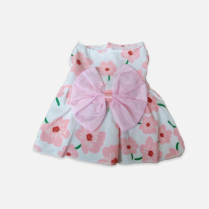 Stylish Bow Pet Dress