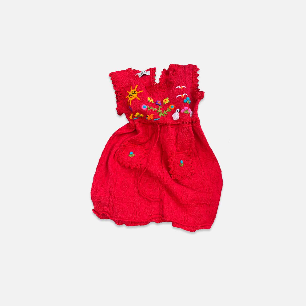 Handcrafted Peruvian Alpaca Dress for Kids