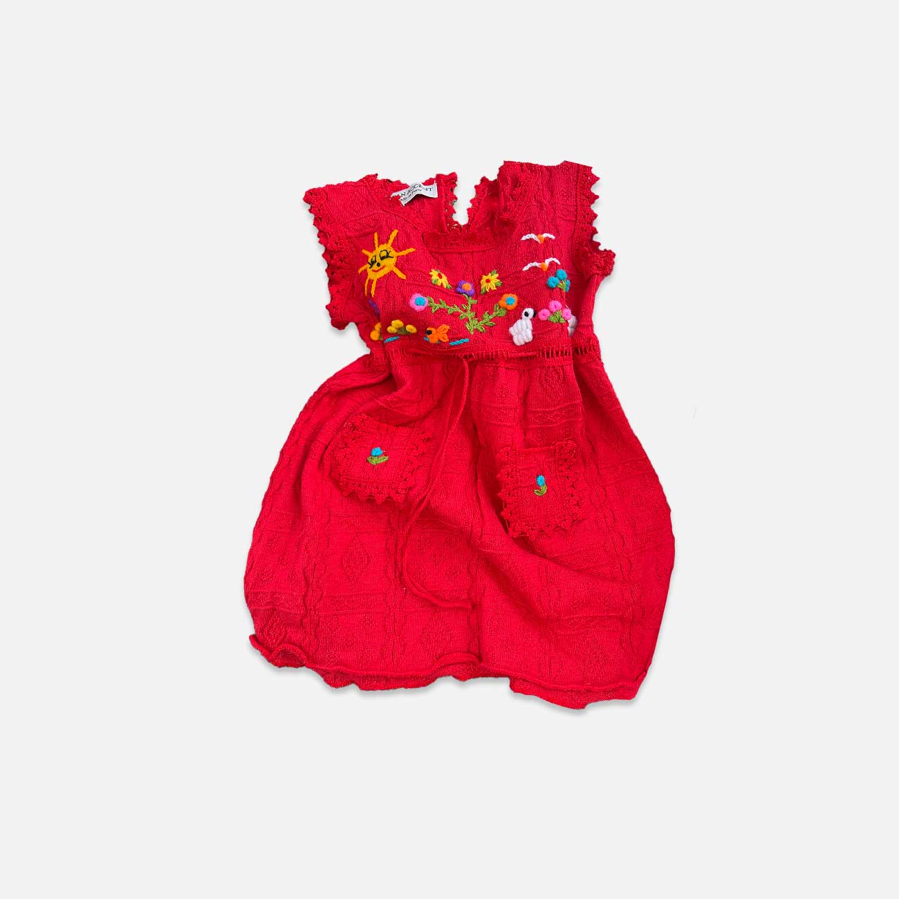 Handcrafted Peruvian Alpaca Dress for Kids