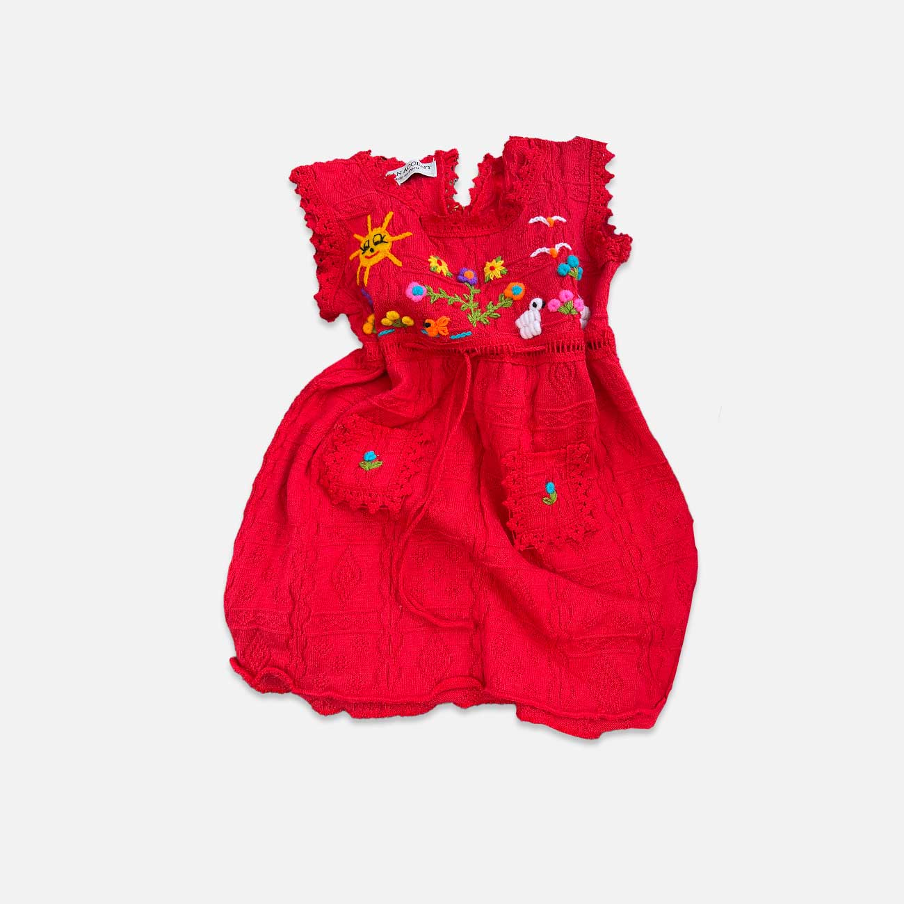 Handcrafted Peruvian Alpaca Dress for Kids