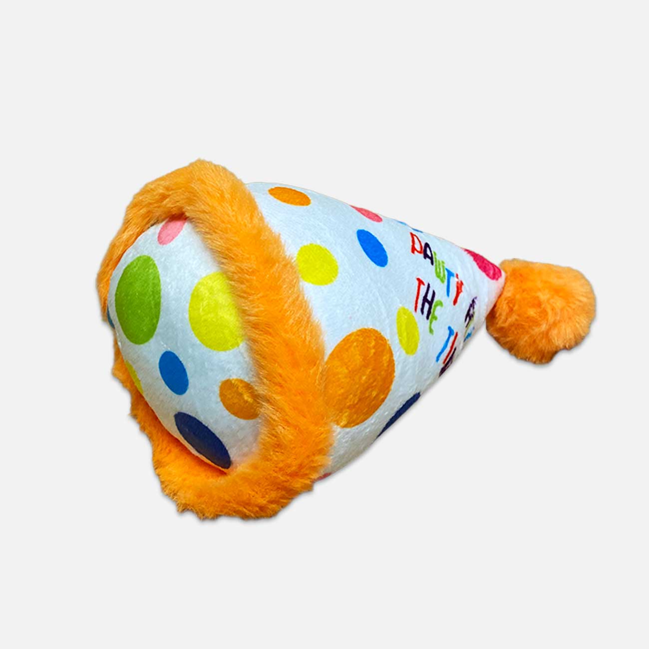 Happy Birthday Party Hat Chew Toy - Designed for Birthday Celebrations for Pets